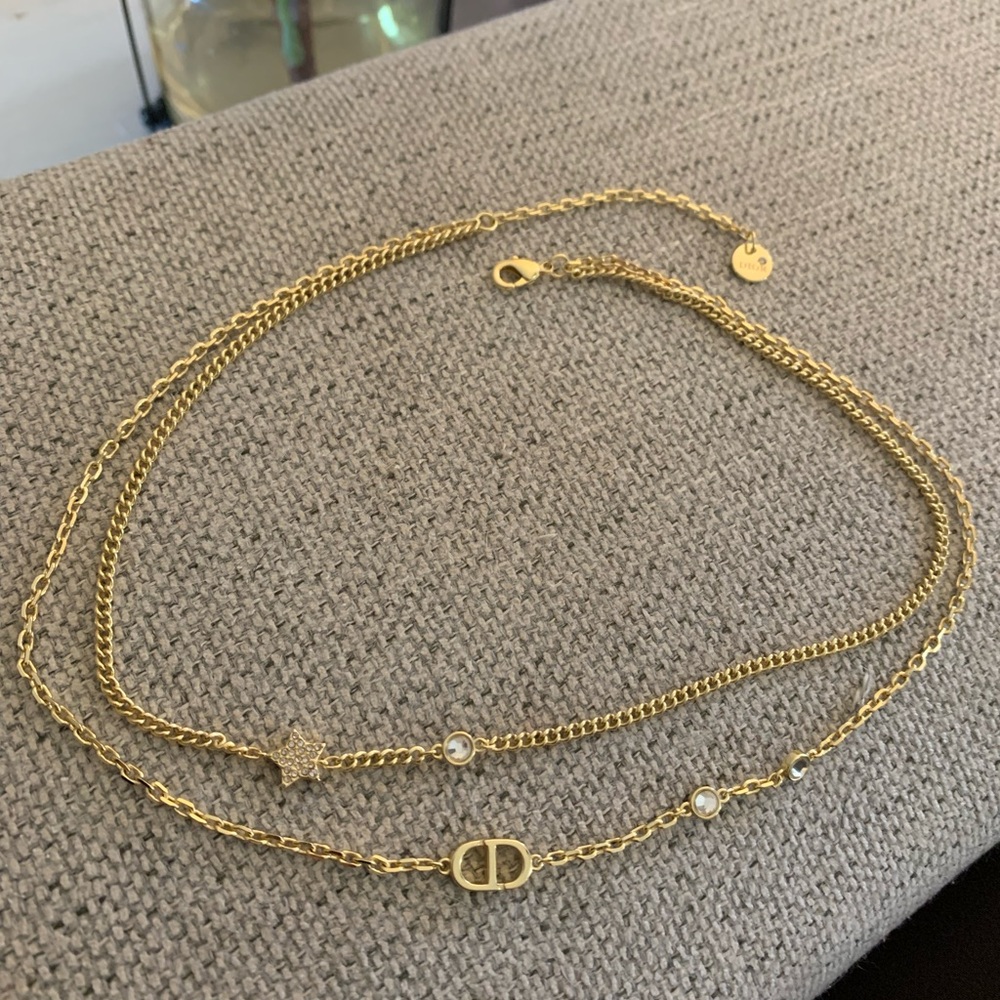 Authentic Petit CD Double Necklace